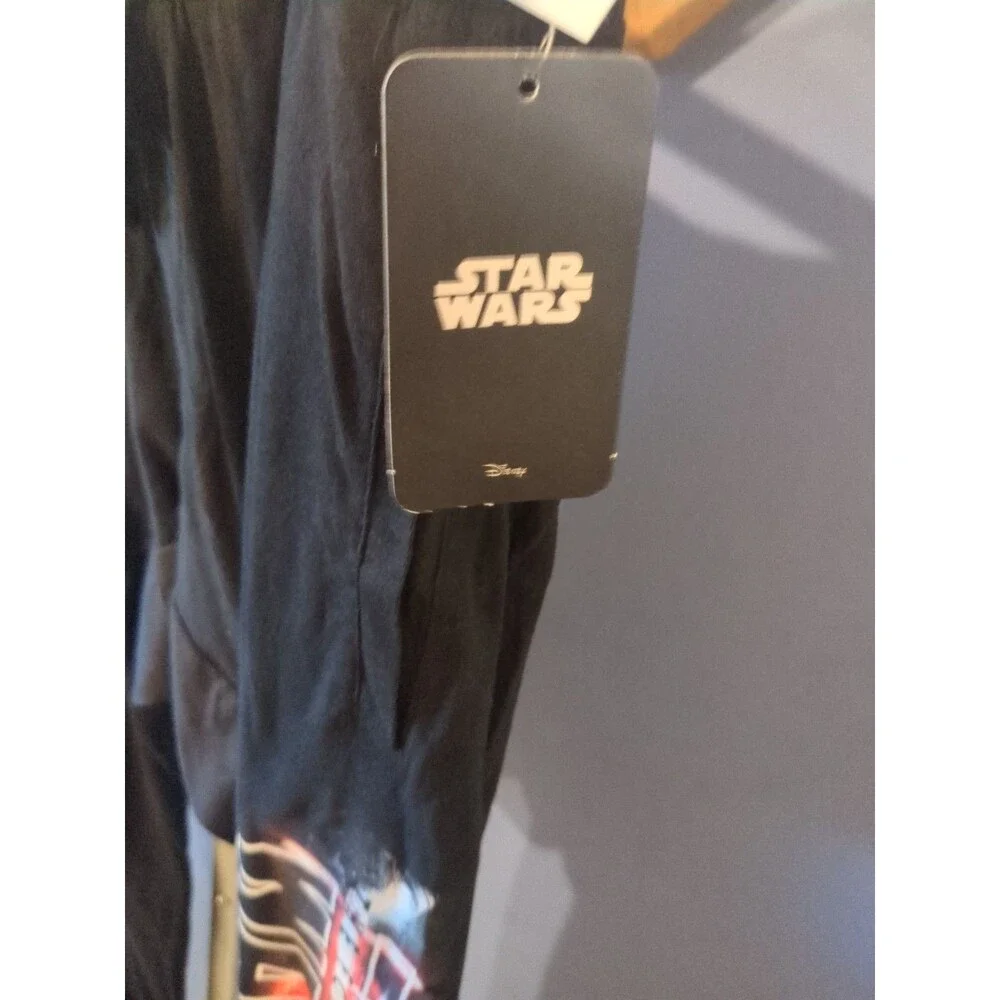 Star Wars The Force Awakens Mens Medium Cotton Blend Black Pocket Joggers gamers